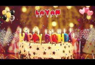 LAYAN Birthday Song Happy Birthday Layan