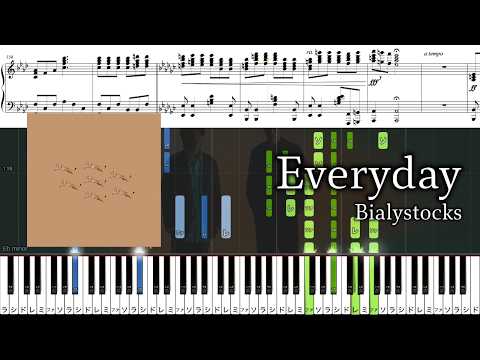 ピアノ楽譜 Everyday Bialystocks ソロ上級 ラムネモンキー 主題歌