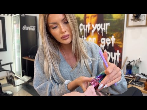 ASMR Haircut Beard Combo Real Barber Sounds Victoria