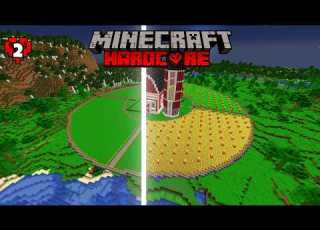  I Built THE ULTIMATE CROPS FARM In Minecraft Hardcore