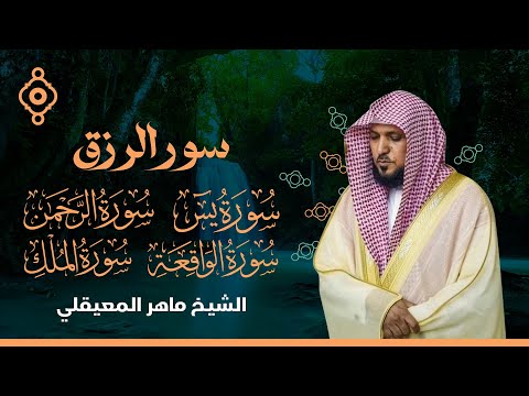 Surahs For Rizq Maher Al Muaiqly سور لجلب الرزق يس الرحمن الواقعة الملك الشيخ ماهر المعيقلي