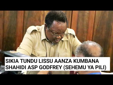 PART TWO HEAR THE PROGRESS OF THE TUNDU LISSU CASE IN COURT