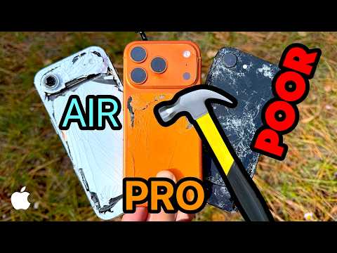 Bored Smashing NEW IPHONES 17 Pro Air 16e 17e
