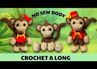 CROCHET MONKEY AMIGURUMI CROCHET ALONG