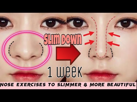 5 Min Nose Exercises To Slimmer More Beautiful In 1 Week Top Exercises For Nose At Home