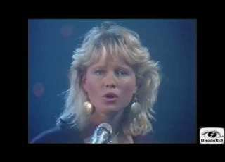 Mike Oldfield Anita Hegerland Moonlight Shadow TV Suecia 27 Marzo 1986