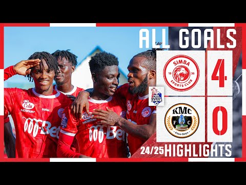 MAGOLI YOTE SIMBA SC 4 VS KMC FC 0 LIGI KUU YA NBC 2024 25