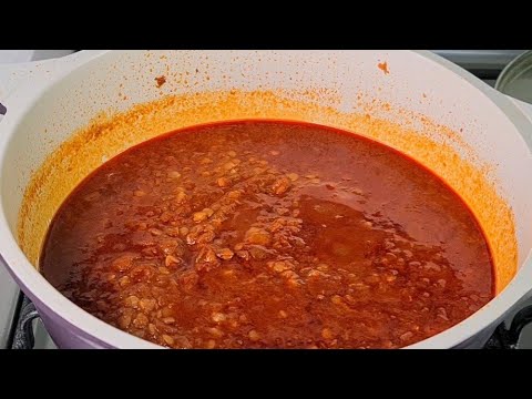 طبخ العدس بالطريقه الاثيوبيه زجني بالعدس وصفه شتوويه رهيييبه