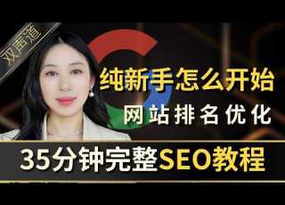  纯新手 GOOGLE SEO教程 35分钟谷歌排名提升搜索引擎优化教学 手把手实操带你做 双声道