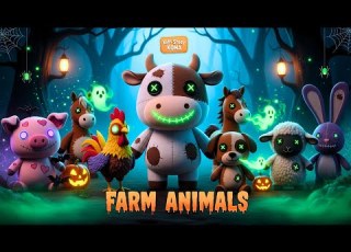 Halloween Farm Animal Sounds Song Animals And Farm Song For Kids Fun Nursery Rhymes