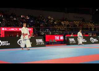  Female Kata Semi Final Maho Ono Vs Paola Garcia Lozano Karate 1 Rome 2026