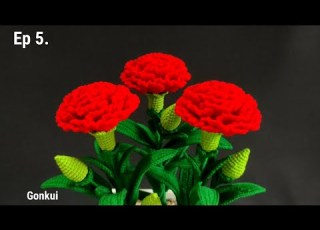 Ep5 Leaves A B Crochet Carnation Flower Tutorial Step By Step Crochetflower Crochet