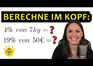  PROZENTE Schnell Berechnen Prozent Im Kopf Rechnen TRICK