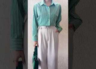 VIRAL BUTTON UP SHIRT HACK SLOW VER Shorts Fashionhack Fashionstyle