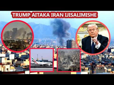 KINACHOENDELEA USIKU HUU VITA YA IRAN ISRAEL NA MAREKANI MAMBO YANAZIDI KUWA MAGUMU