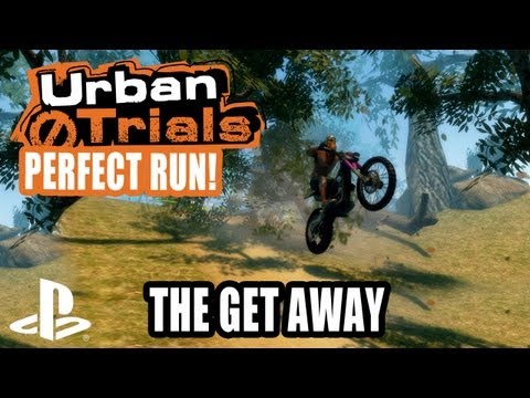 Urban Trial Freestyle PS3 Gameplay Perfect Run The Get Away