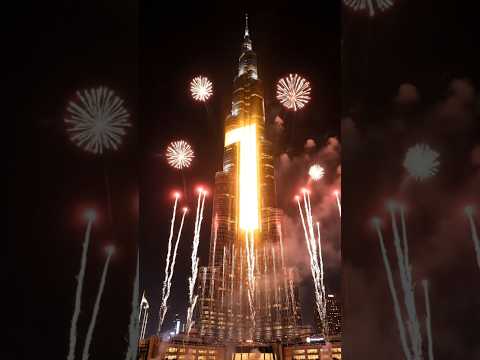 1 2 3 Countdown At Burj Khalifa Happy New Year 2026 Happynewyear 2026 Newtrend