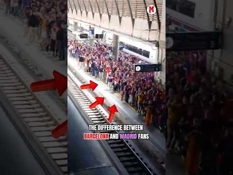 Barça Fans Celebrate Everything Madrid Fans They Wait Until It S Really Over Barca