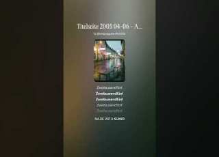  01 4 Titelseite 2005 04 06 Aus M Cafehaus Und Anderswo