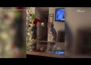 Mum S Brutal Grinch Prank Slammed