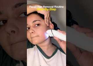 Facial Hair Removal Routine Epilator Veet Wax Strips Facialhairs Ashortsaday Removefacialhair