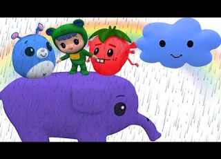 Rubi And Yoyo Animated Series Jumping Puddles Rubi And Yoyo Funny Cartoon Series