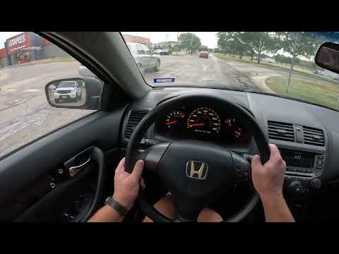 2007 Honda Accord LX 2 4L 5 Speed Manual POV Test Drive
