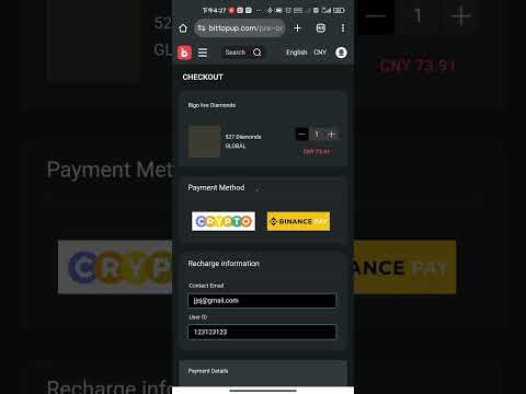 Shine Brighter On Bigo Recharge Diamonds With Bitcoin Crypto And USDT On Bittopup