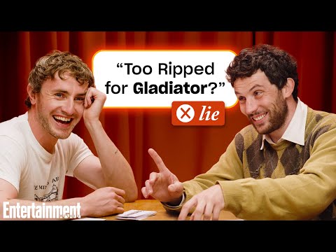 Paul Mescal Josh O Connor Lie To Each Other Entertainment Weekly