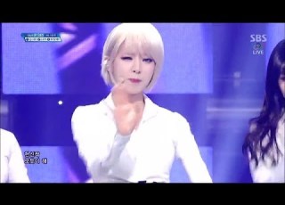 AOA 짧은치마 인기가요 Inkigayo 140209
