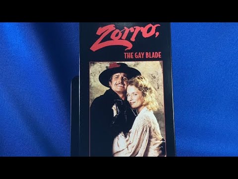 VHS Zorro The Gay Blade