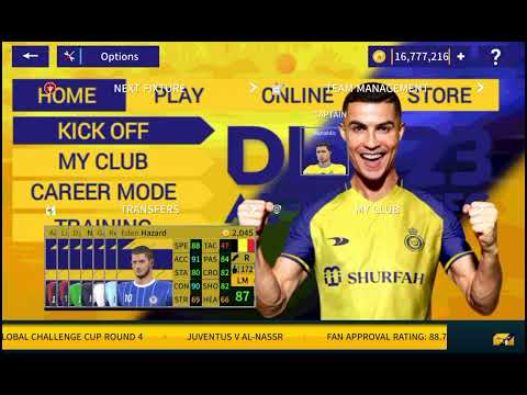 لعبة دريم ليج مود النصر السعودي بكل الانتقالات الجديدة كريستيانو رونالدو كمان ياسين جيمينج