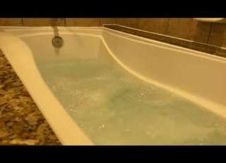 Bathtub Filling ASMR Full Bathtub With Whirlpool Jets Running 10 Hour Loop