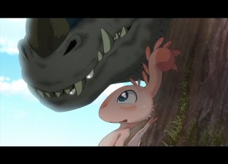  肉を食べないティラノサウルス 空を飛べないプテラノドン 運命の出会い 映画 さよなら ティラノ 冒頭映像
