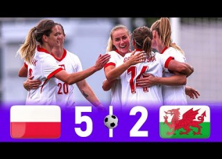  Poland Destroy Wales 5 2 Women S Football Friendly 2025