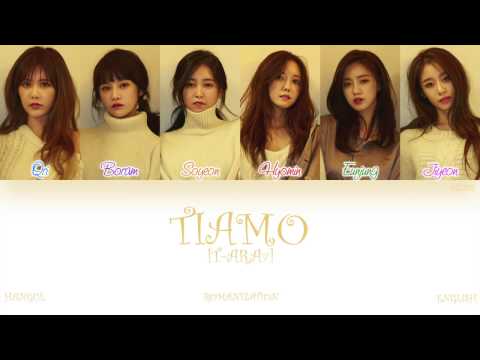 HAN ROM ENG T Ara 티아라 TIAMO Color Coded Lyrics