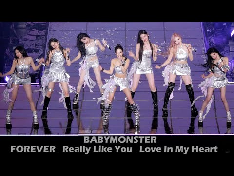 BABYMONSTER FOREVER Really Like You Love In My Heart 1st WORLD TOUR HELLO MONSTERS IN SEOUL