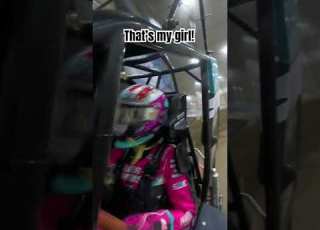  In Car View Of Miss Ashley Afdahl At The 2025 Tulsa Shootout