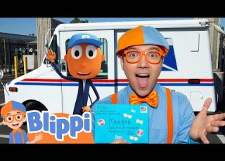  Blippi X Mr Zip Become A Postal Worker And Mail A Letter At The USPS Post Office AD Blippi