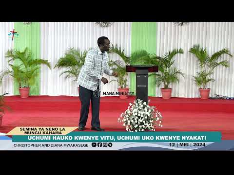 UCHUMI HAUKO KWENYE VITU UCHUMI UKO KWENYE NYAKATI MWL CHRISTOPHER MWAKASEGE