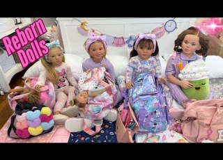  What Each Of My Reborn Dolls Packed For A Slumber Party Sleepover Roleplay Series Part 1 Of 2