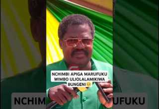 NCHIMBI APIGA MARUFUKU WIMBO ULIOLALAMIKIWA BUNGENI Ccm Chadema Wimbo Globaltv Nchimbi