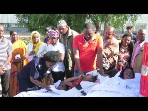 SAFARI YA WATOTO MAJERUHI WA AJALI ARUSHA KWENDA MAREKANI