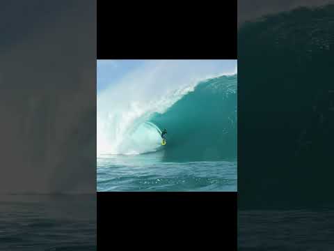 Matahi Drollet HUGE Set Wave At Teahupo O