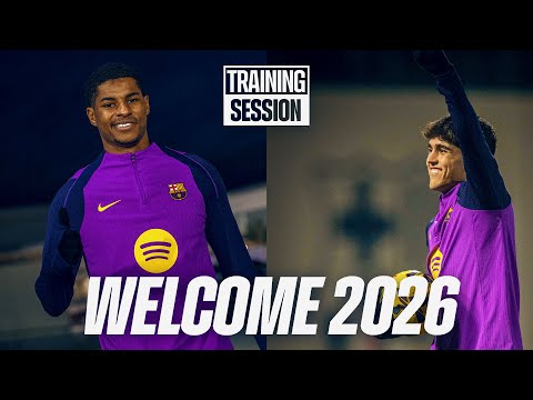 FIRST SESSION OF 2026 FC Barcelona Training