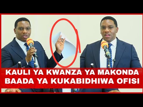 KAULI YA KWANZA YA WAZIRI PAUL MAKONDA BAADA YA KUKABIDHIWA OFISI NA PROF KABUDI