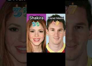  Shakira Messi Shorts
