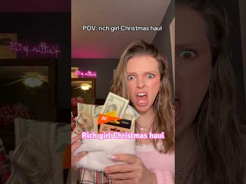 POV Rich Girl Christmas Haul Be Like Pov Povcomedy Richgirl Christmashaul Christmas Richgirls