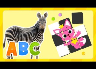 Learn Alphabets With Sliding Puzzle Z Zebra Pinkfong English For Kids Pinkfong Hogi