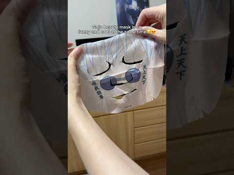 Gojo Fans Need This Asap Jujutsukaisen Gojo Mask Funny Cute Thehonoredone Jjk